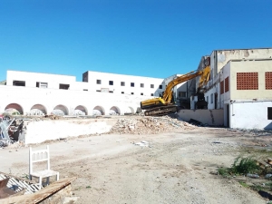Demolición edificio en Tarragona